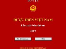 Tải Dược điển Việt Nam 4 (phiên bản đĩa CD)