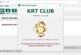 KRT CLUB 3.1.0.29 reset bản quyền Kaspersky Internet Security