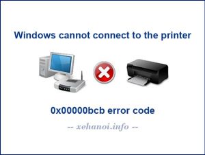 Sửa lỗi kết nối máy in Windows cannot connect to the printer